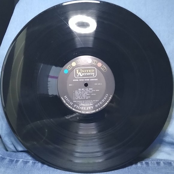 You Only Live Twice Soundtrack 1967 007 James Bond Vinyl Record MINTY - Picture 3 of 4